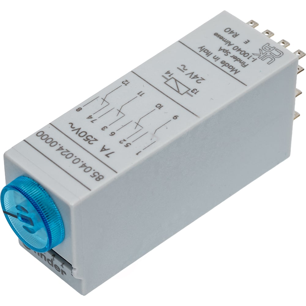 Изображение товара Миниатюрное съемное реле времени Finder с контактом 4 CO 7А