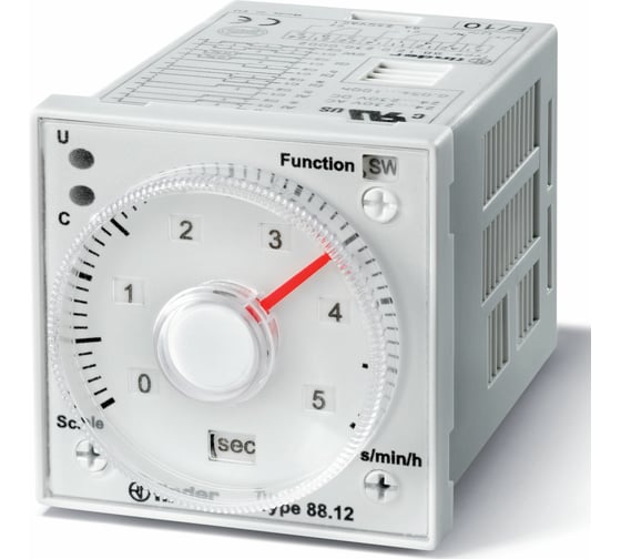 Изображение товара Универсальное многофункциональное реле времени Finder для монт. на лицевую панель, 8 пин разъём, 881202300002