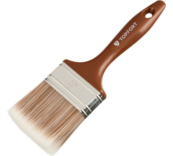 Изображение товара Кисть плоская по дереву TOPFORT Optimum 76x15 2129352