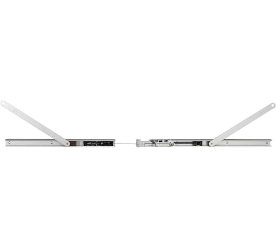 Изображение товара Скользящая тяга GEZE Boxer ISM Al, серебристая, для 2-х створчатой двери с синхронизацией закрывания 68643