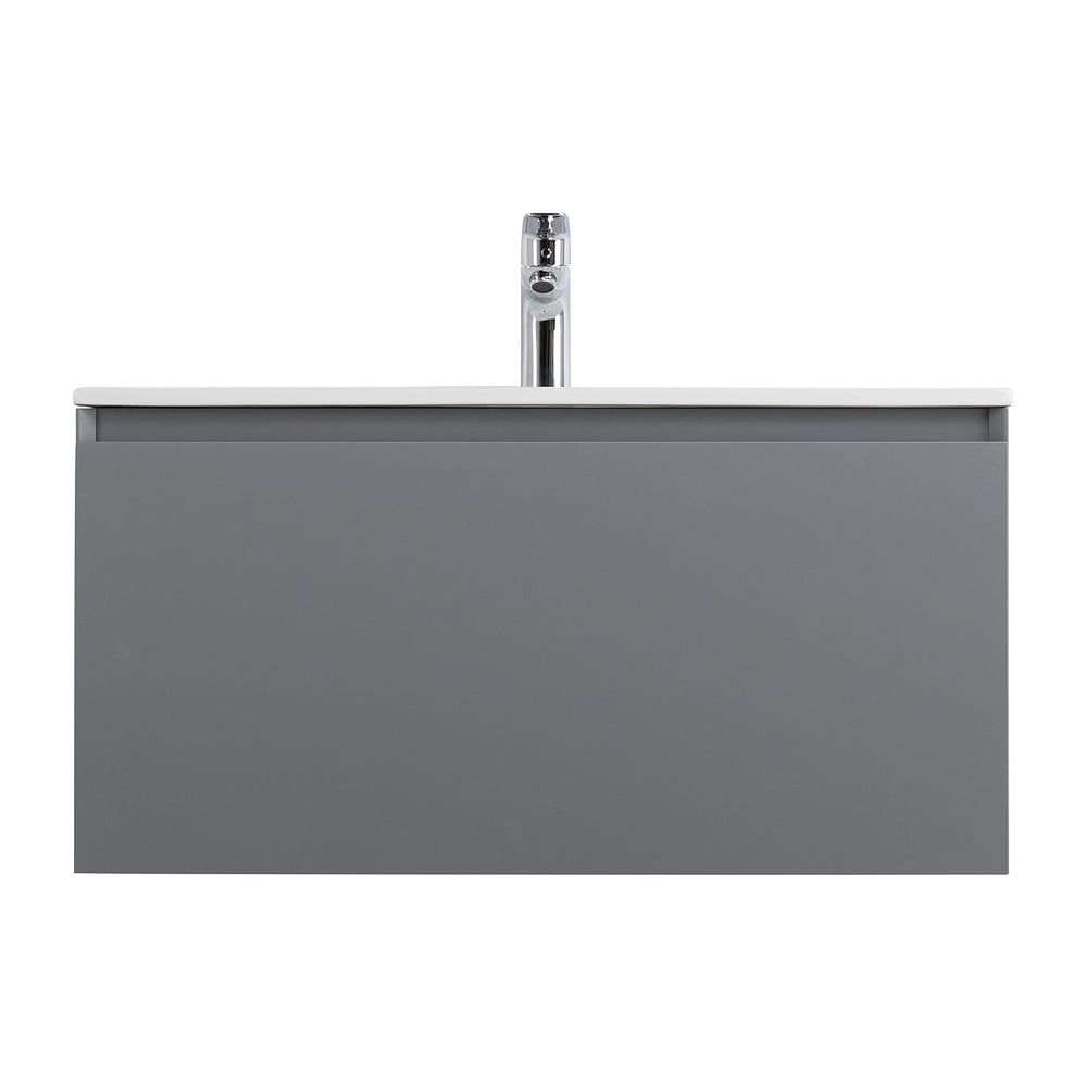 Изображение товара База под раковину Art&Max LATINA с выкатным ящиком серого цвета