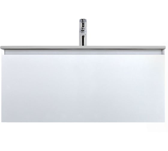 Изображение товара База под раковину подвесная с одным выкатным ящиком Art&Max LATINA Белый матовый AM-Latina-1000-1C-SO-BM