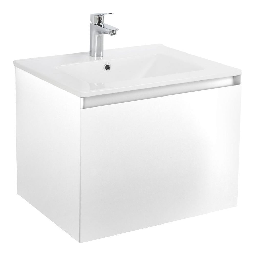 Изображение товара Подвесная база под раковину с одним выкатным ящиком Art&Max LATINA, белый матовый