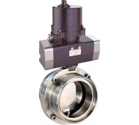 Изображение товара Затвор дисковый DN.ru 304-304-EPDM-2W-T-H Ду32 Ру10 электропривод 220В D050-81300