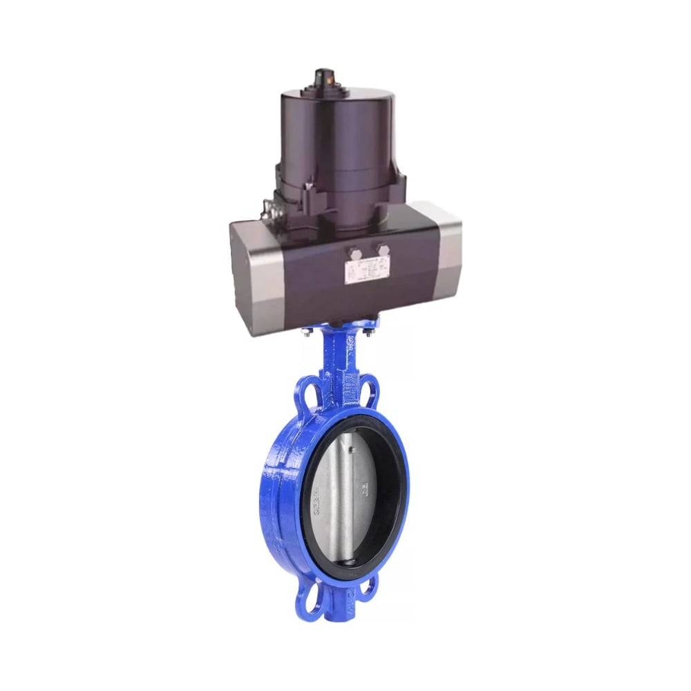 Изображение товара Затвор DN.ru 316-316-PTFE-2W-Fb Ду40 Ру16 электропривод ЭПВП-005