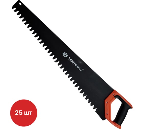 Изображение товара Ножовка по пенобетону (пила) 500 мм, 12 твердосплавных резцов (упаковка 25 шт) SAMGRUPP SAMC-048212500-25