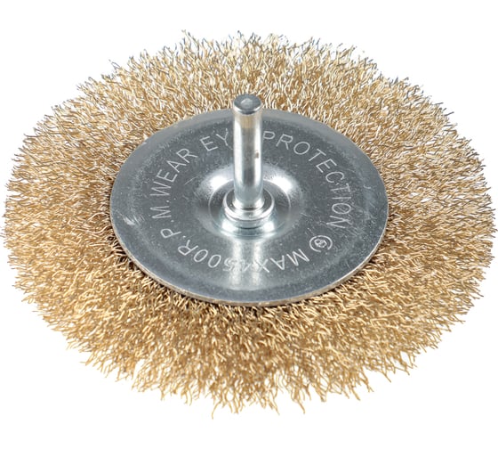 Изображение товара Щетка дисковая со шпилькой R2R витая проволока, d=100мм (2 шт/уп) 8010-656-008