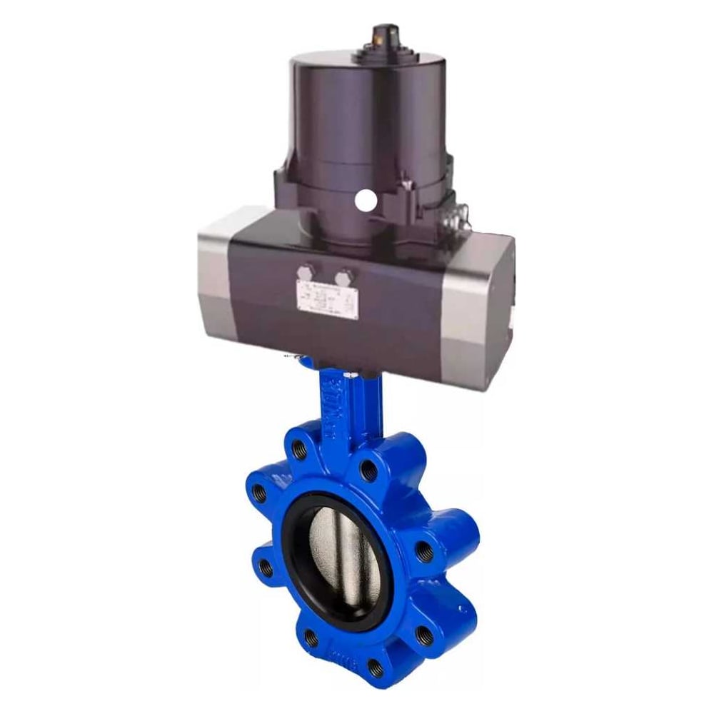 Изображение товара Затвор DN.ru QT450-QT450-EPDM-2W-Fb-H Ду125 электропривод с EPDM уплотнением