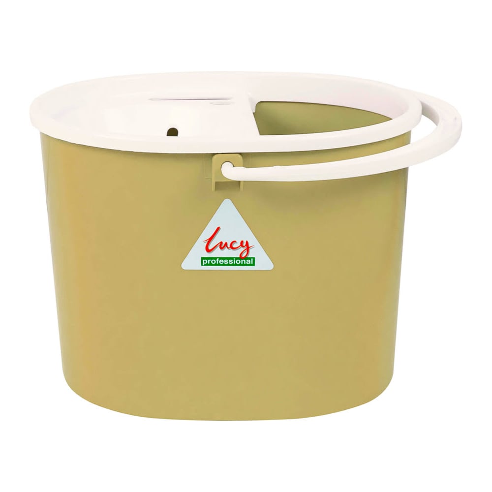 Изображение товара Ведро SYR Lucy Oval 12 л бежевое пластиковое с ручкой