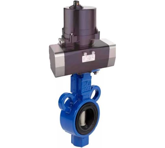 Изображение товара Затвор дисковый DN.ru AL-316L-EPDM Ду32 Ру16, электропривод ЭПВП-003 220В D050-81214