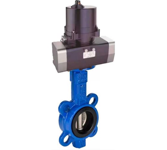 Изображение товара Затвор DN.ru GGG50-316L-EPDM Ду65 Ру16, электропривод ЭПВП-005 220В D050-81239