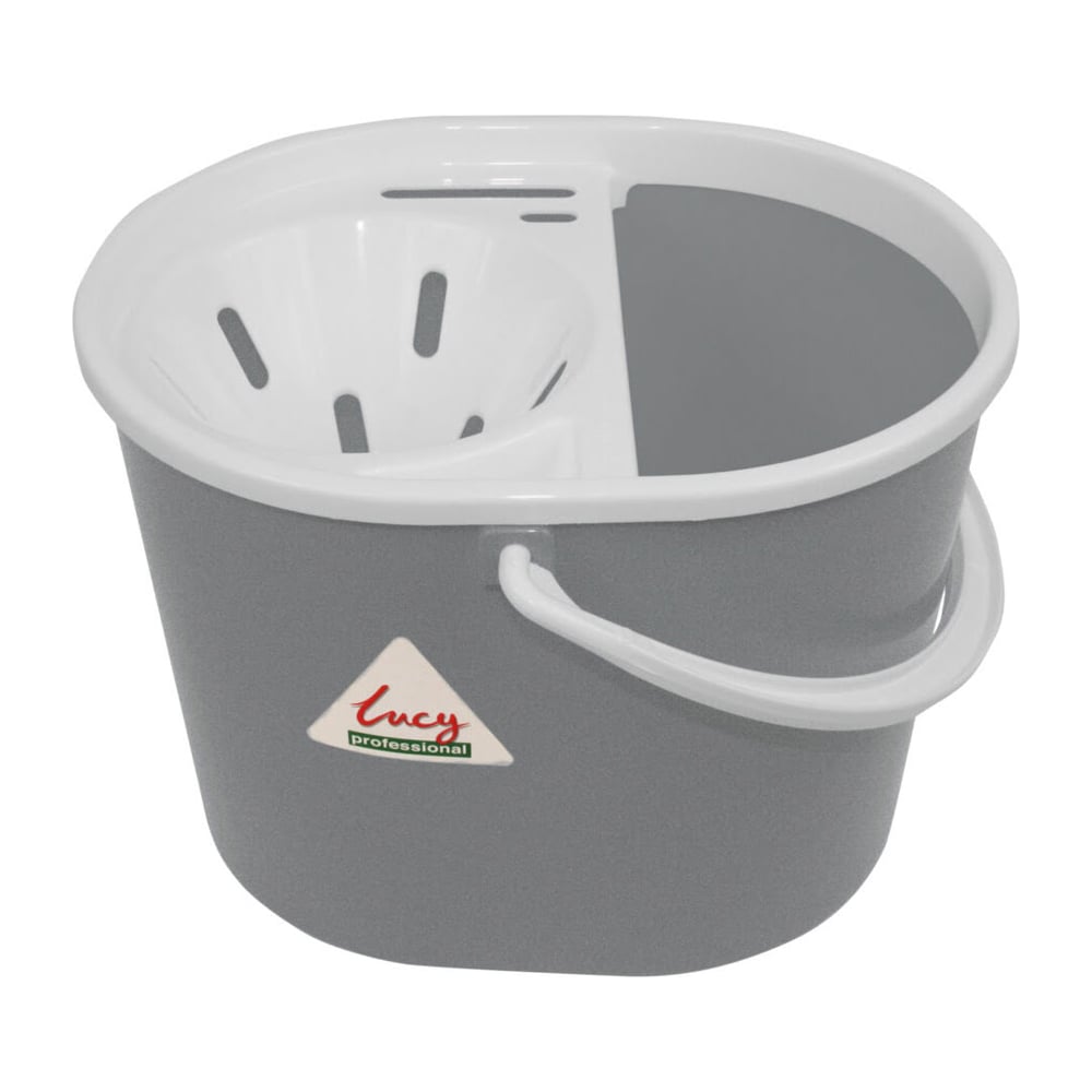 Изображение товара Ведро SYR Lucy Oval 12 л серый гранит удобное и практичное