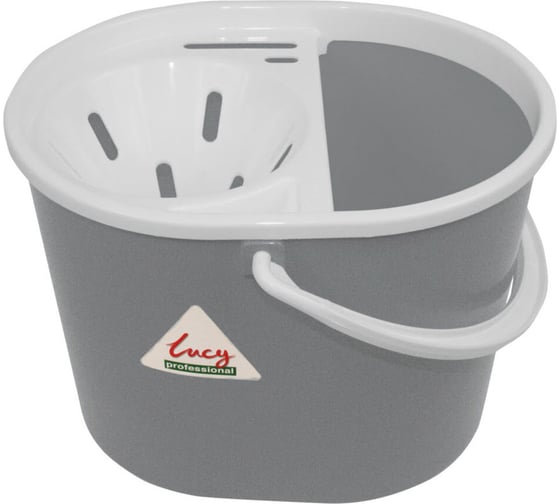 Изображение товара Ведро SYR Lucy Oval 12 л серый гранит L1405204
