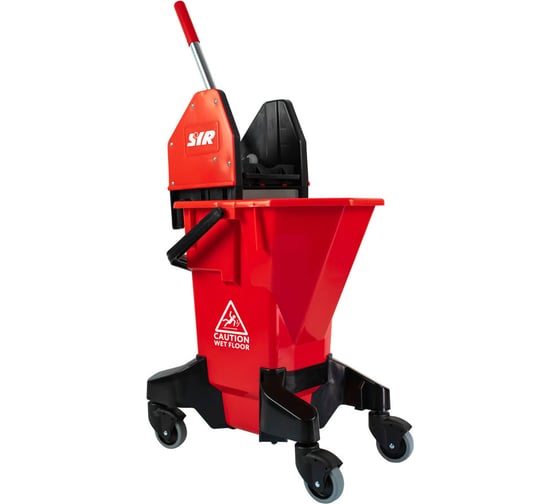Изображение товара Ведро на колесах SYR Ergo LTS 26 л красное 920078