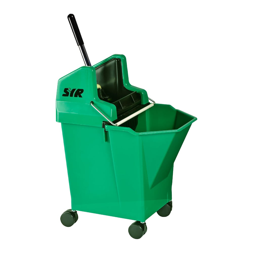 Изображение товара Ведро на колесах SYR Ladybug 20 л зеленое полупрофессиональное