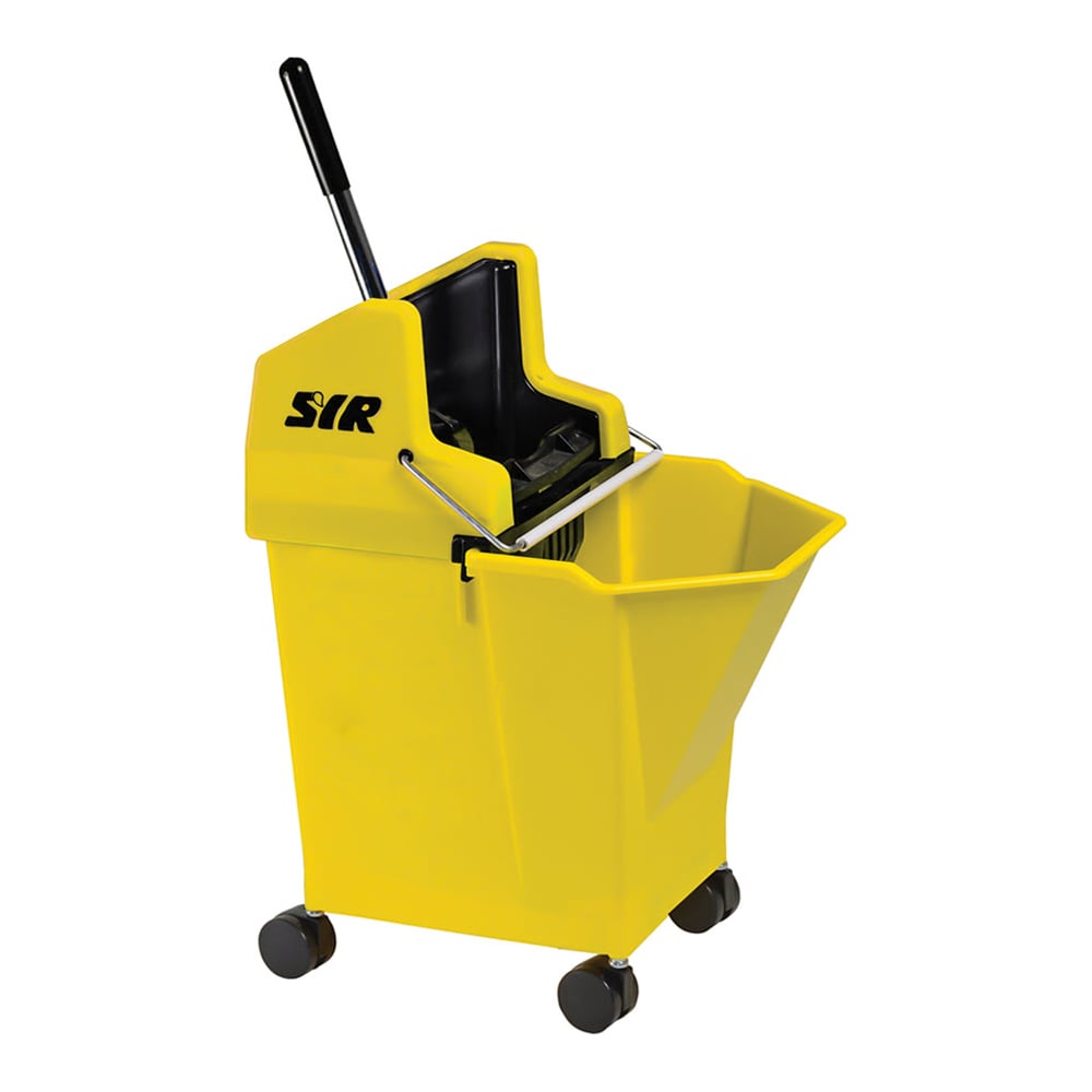 Изображение товара Ведро на колесах SYR Ladybug 20 л желтое для уборки профессионального уровня