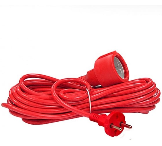 Изображение товара Удлинитель-шнур DOMTOK ПВС 2*1, 2,2кВт, без заземления, 10м 2488