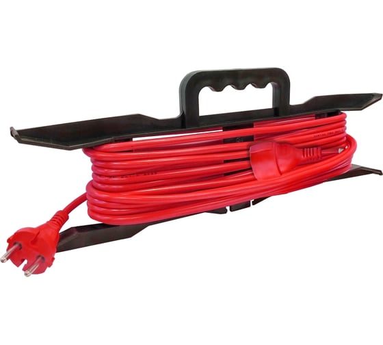 Изображение товара Удлинитель-шнур на рамке DOMTOK ПВС 2*1, 2,2кВт, без заземления, 30м 2475