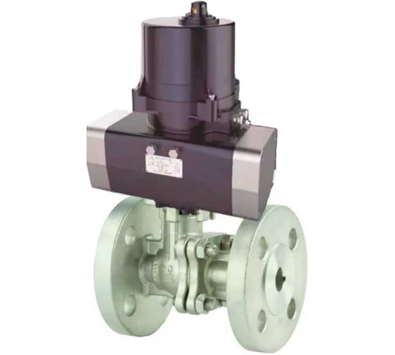 Изображение товара Кран шаровой DN.ru КШФП.316.200 Ду20 Ру40, электропривод ЭПВП-003 220В D160-63022