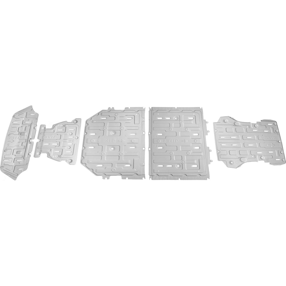 Изображение товара Комплект защиты днища автомобиля RIVAL для Zeekr 001 2021-2024 алюминий 2.5 мм