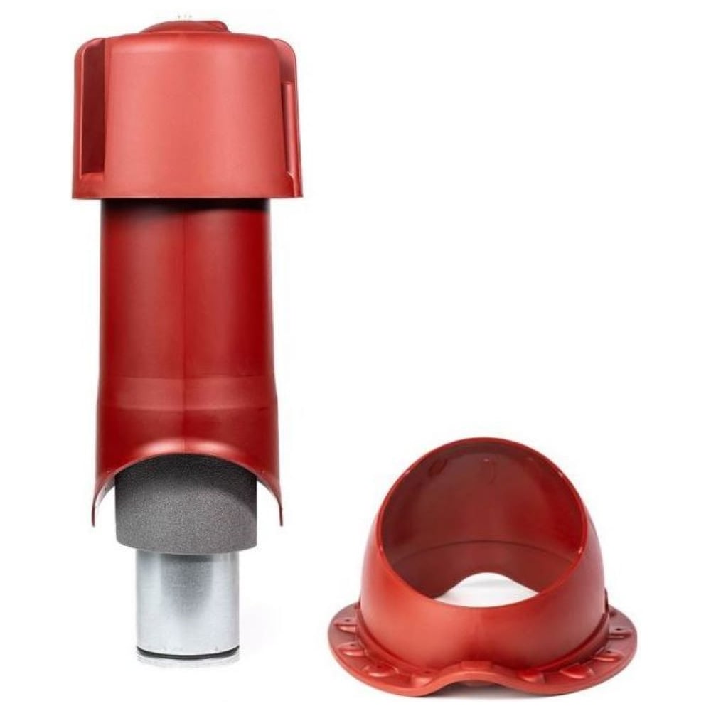 Изображение товара Комплект KROVENT Wave 125 ИЗ красный для кровли металлочерепицы Монтеррей