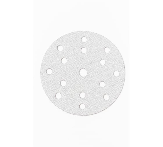 Изображение товара Шлифовальный круг LIGREAT на бумажной основе белый 150мм, 15отв., Р220, упак 100 шт TL12254