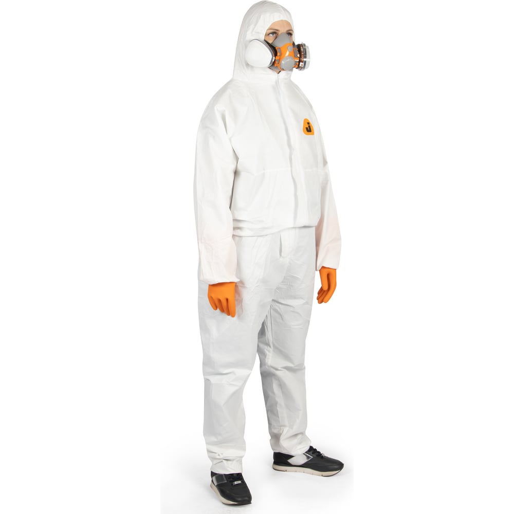 Изображение товара Комбинезон химзащиты Jeta Safety из нетканого материала MP, плотность 60 г/м², р. S/46-48 JPC-50-S