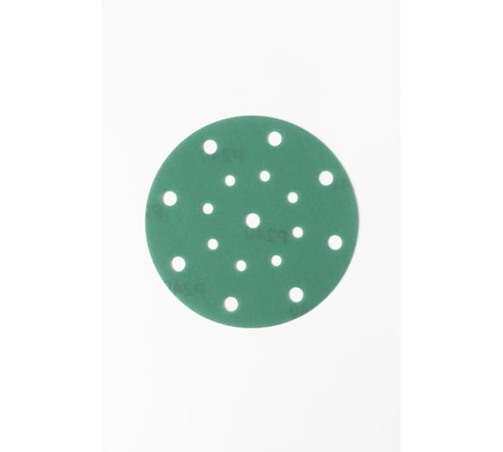 Изображение товара Шлифовальный круг LIGREAT на пленочной основе зеленый 150мм, 48отв., Р80, упак 100 шт TL12361