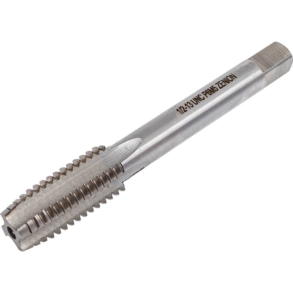 Изображение товара Метчик дюймовый ZENION м/р UNC 1/2-13 Р6М5 для скв. с прох. хв. мт00318