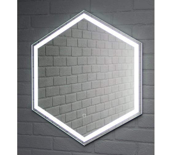 Изображение товара Зеркало Домино Sansa Тирана 606x700 мм, с подсветкой GL7058Z