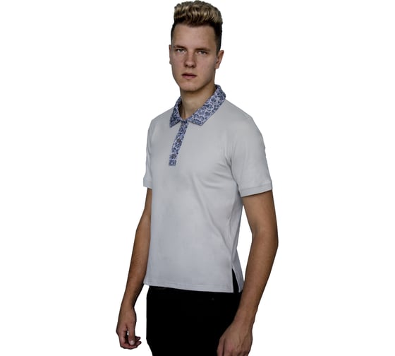 Изображение товара Футболка-поло с цветными вставками SAF+ Тайгер P-777 48