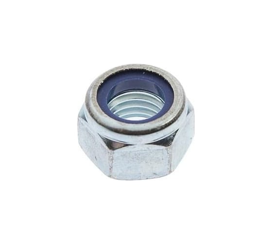 Изображение товара Гайка самоконтрящаяся Белтпрофи М6, оцинкованная сталь, DIN985, 3 кг, НФ-00000255