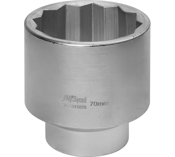 Изображение товара Головка двенадцатигранная (70 мм; 1"DR) AV Steel AV-541070