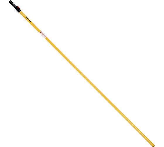 Изображение товара Ручка телескопическая SYR 120-244 см с фиксатором, фибергласс крепление Interchange желтый 930445