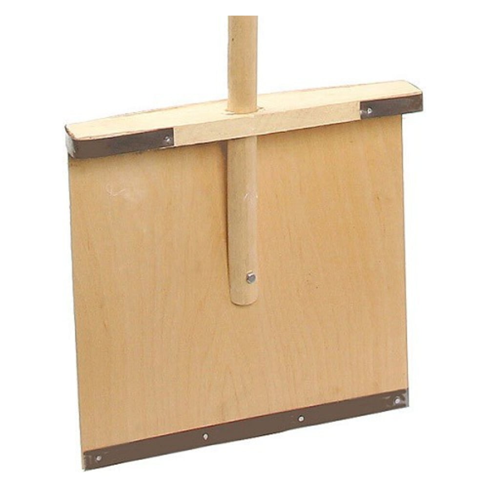 Изображение товара Деревянная снеговая лопата 500x500 мм для уборки снега