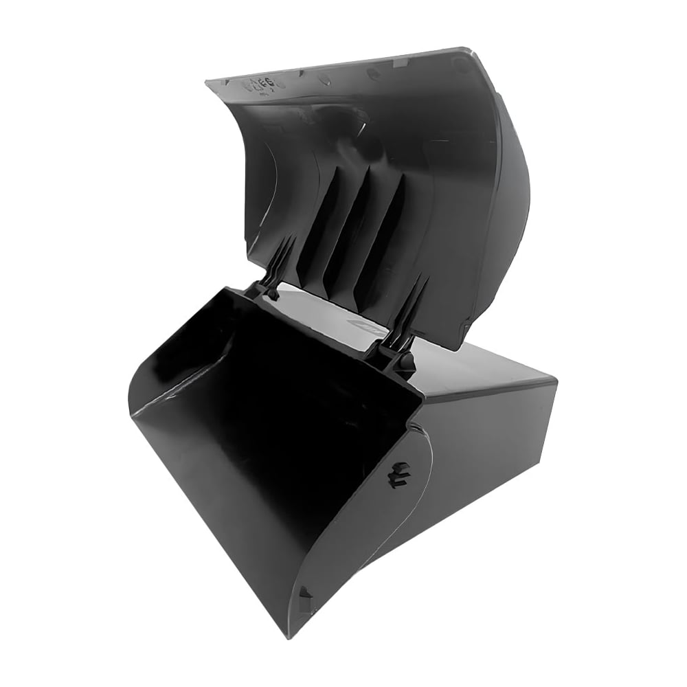 Изображение товара Совок с откидной крышкой SYR Lobby черный профессиональный 300 мм