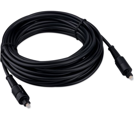 Изображение товара Кабель оптический Cablexpert Toslink 2xODT M/M, 7.5м, черный, пакет CC-OPT-7.5M-N