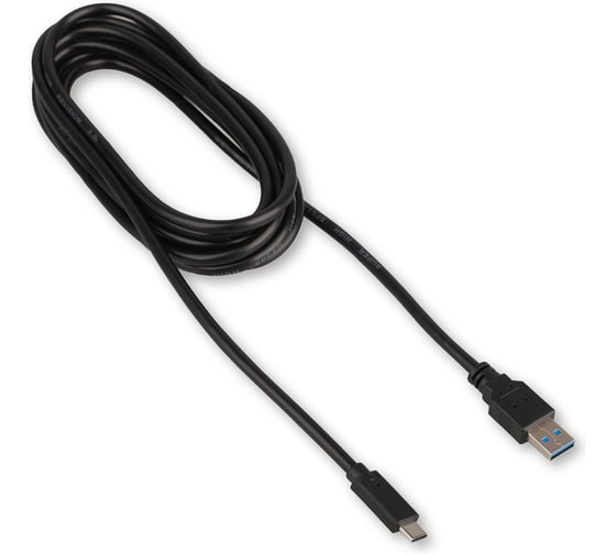 Изображение товара Кабель Cablexpert USB3.0, AM/Type-C, 3А, 36Вт, QC3.0, медь, двойн.экран, Pro, 3м, черный, пакет, CCP-USB3-AMCM-3M