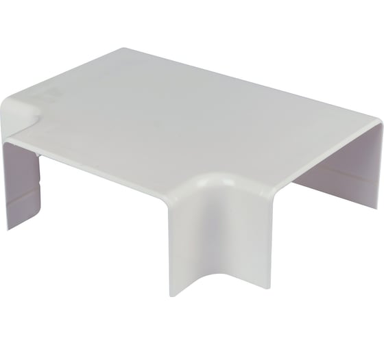 Изображение товара Угол плоский T-образный AGIS для кабельного канала 100x50 60.08.100.50.004