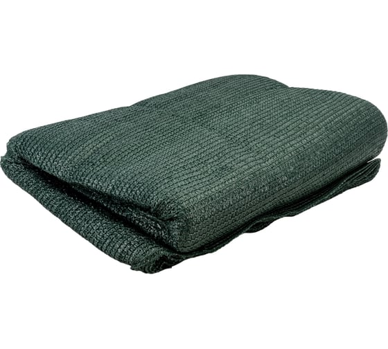 Изображение товара Сетка затеняющая (2х10 м; темно-зеленая; затенение 80%) Мегапласт 1501