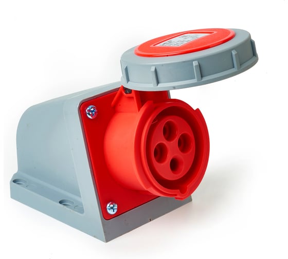 Изображение товара Розетка наружной установки HLT 1142 16А 3Р+РЕ 380В -415B IP67 (10шт./уп.) 083-04-11