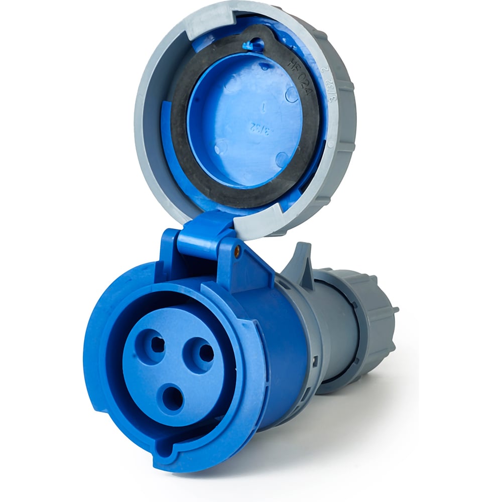 Изображение товара Розетка переносная HLT 2132 16А 2Р+РЕ IP67 для наружных условий