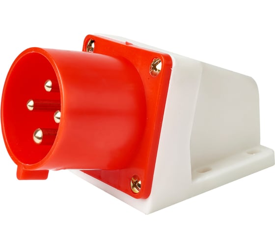 Изображение товара Вилка HLT 514 стационарная 3Р+РЕ 16А 380В IP44 (10шт./уп.) 083-03-41