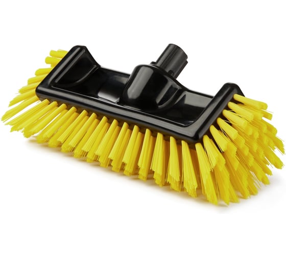 Изображение товара Щетка разноуровневая SYR Scrator Brush 30 см крепление Interchange, желтая 998628