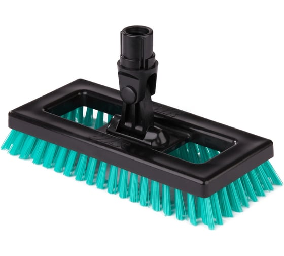Изображение товара Щетка-скраб SYR Deck Scrubber 24см на шарнире для плитки крепл. Interchange зеленая 920036