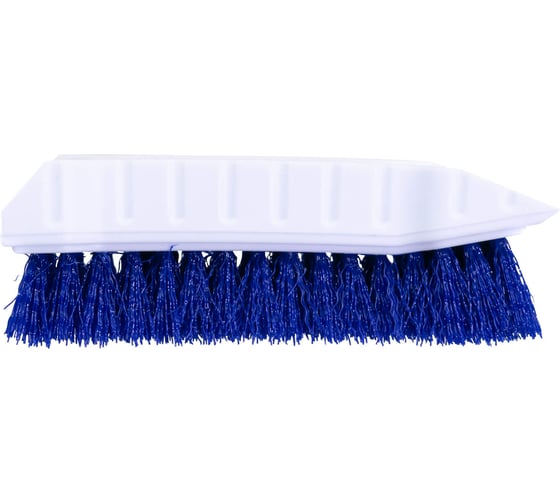 Изображение товара Щетка SYR 5.5x2.5 см ручная, мультифункциональная со скребком белый пластик синяя 992247