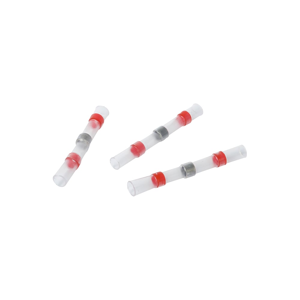 Изображение товара Термоусаживаемые соединители под пайку HLT ТСПП 1.0 красный 10шт.