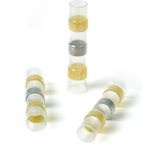 Изображение товара Термоусаживаемые соединители под пайку HLT ТСПП 6.0 желтый 10шт. (20уп./уп.) 084-13-042