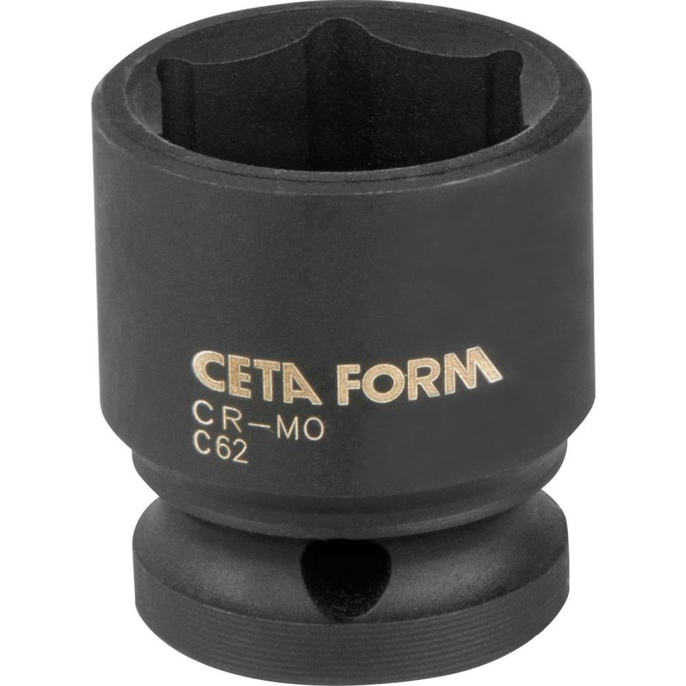 Изображение товара Головка торцевая ударная шестигранная 19 мм CETA FORM 1/2 дюйма для сверлильных и монтажных работ