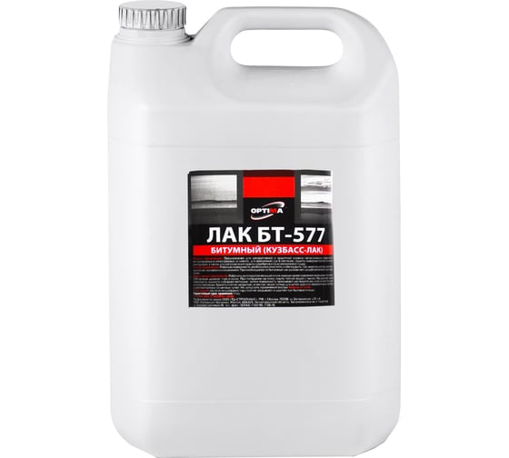 Изображение товара Битумный лак Optima БТ-577 5 л 11595887
